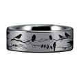thumbnail image 2 of Raven and Branches Tungsten Carbide Ring, 2 of 5