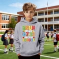 thumbnail image 2 of LIIPEE Fashion Graphic Hoodie For Boys Long Sleeve Hooded Sweatshirt With Pockets Kids Autumn Back To School Cute Casual Pullover,11-12 Years, 2 of 4