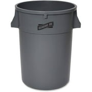 Genuine Joe 44 Gallon Heavy-Duty Trash Container, Gray