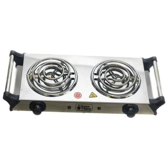 Parrilla SILVER TWO Super Flama Parrilla electronica de Acero inoxidable