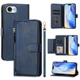 thumbnail image 3 of Funda para iPhone SE 4th 2024 Cartera de Mano con Cremallera y Correa Cruzada Desmontable, 3 of 5