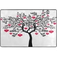 thumbnail image 4 of Dreamtimes Pink Heart Tree Non-Slip Area Rug 36"x24", Valentine's Day Love Floor Carpet Comfort Floor Mats Decor for Indoor Front Porch,Living Room, Bedroom,Kitchen, 4 of 5