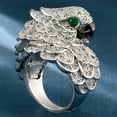 thumbnail image 2 of Polly Cockatoo Statement Bird Ring Cubic Zirconia Women Ginger Lyne Collection, 2 of 6