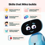 Miko 3 Safety-First AI Robot for Kids – Educational STEAM Toy Ages 5-10 | Blue
