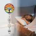 thumbnail image 3 of Decorative Round Wall Clocks Non-Ticking Silent Battery Operated Clocks with Photo for Bedroom,Living Room-Vibrant Tree Of Life With Branches Reaching Out To The Sky(16inch), 3 of 4