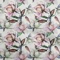 thumbnail image 1 of oneOone Rayon Rust Brown Fabric Leaves & Clover Sewing Material Print Fabric By The Yard 56 Inch Wide, 1 of 5