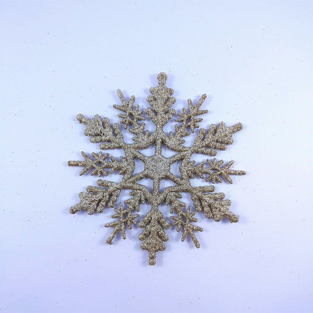 Outdoor Christmas Decorations Hangs Modeling And Craftsmanship: Adopt Three Snowflake Modeling The Is With Glitter Shining Luster The Light And There Are Many Colors T snowflake modeling