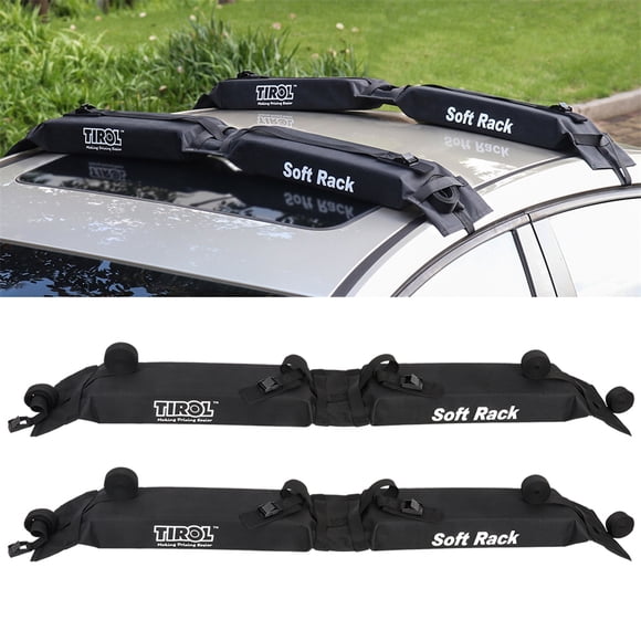 Estante de almacenamiento de carga para tejado de coche Yotijar Universal Barras transversales de techo suave