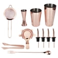thumbnail image 1 of Bar Tool, Durable Cocktail Jigger, Wear-Resistant Cocktail Mixer, Bartenders Bar For Home Use Party Use Rose Gold, 1 of 8