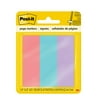 Post-it® Page Markers, Assorted Colors , 1 in. x 3 in., 3 Pads/Pack, 50 Sheets/Pad