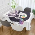 thumbnail image 2 of Yayeee Tablecloths 60" x 90" Rectangle Wrinkle Resistant Party Table Cover, White Skeleton, 2 of 8