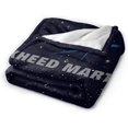 thumbnail image 2 of Lockheed Martin Fleece Blanket, Very Soft Microfiber Flannel Blanket for Couch Warm and Cozy for All Seasons, Black, 2 of 6
