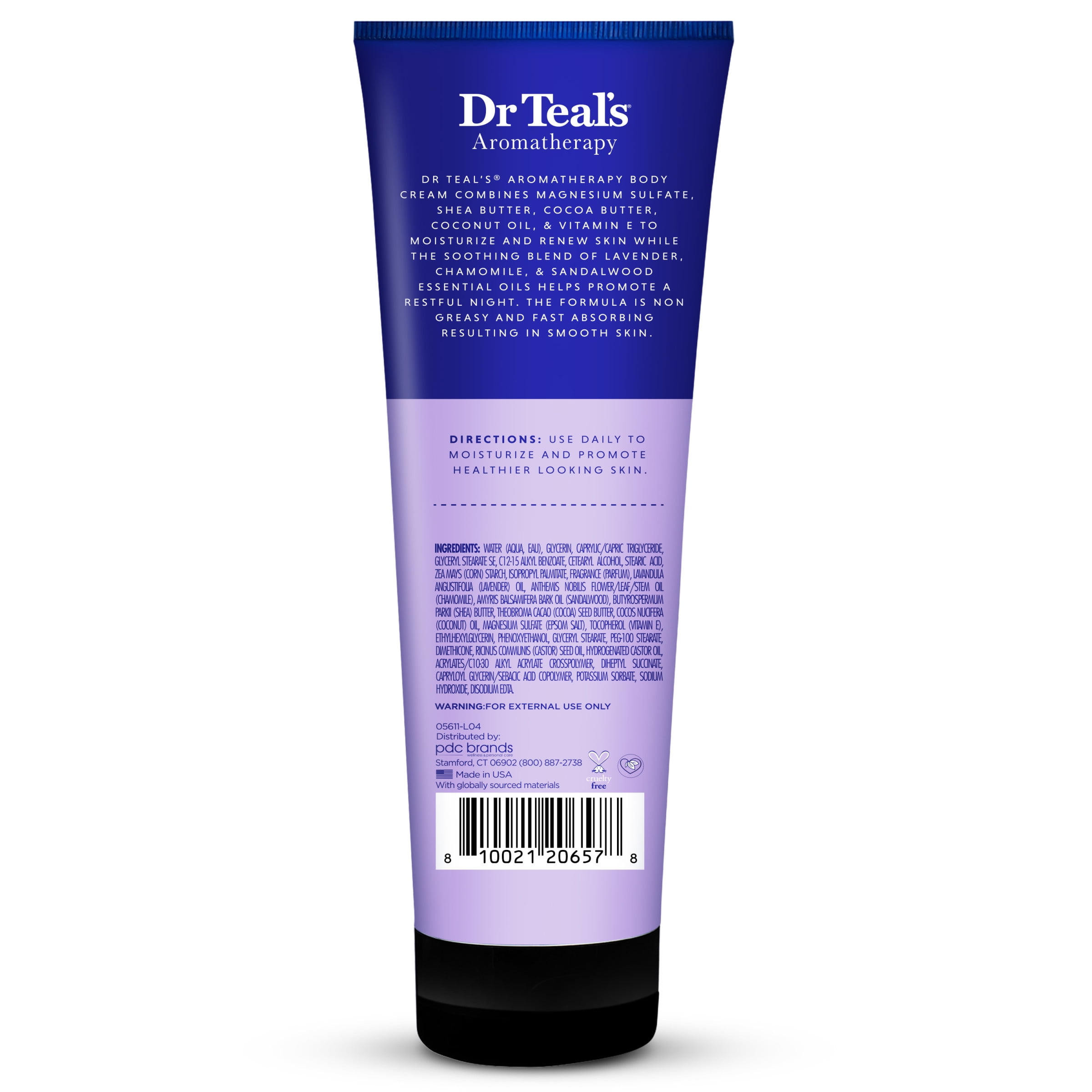 (2 pack) Dr Teal's Aromatherapy Sleep Body Cream, with Lavender, Chamomile & Sandalwood, 8 fl oz