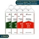 thumbnail image 1 of Portaetiquetas para Equipaje de Crucero ComfiTime Paquete de 4 Transparentes e Impermeables, 1 of 1