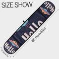 thumbnail image 3 of Yayeee Double Oven Mitt Kitchen Heat Resistant Baking 35" x7" Quilted Glove, Colorful UFO, 3 of 6