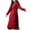 Burgundy, variant on ZQUUVOU Flannel Robe for Women Winter Long Sleeve Plain Color Warm Pocket Fleece Robe Bathrobe Comfortable Sleepwear Watermelon Red