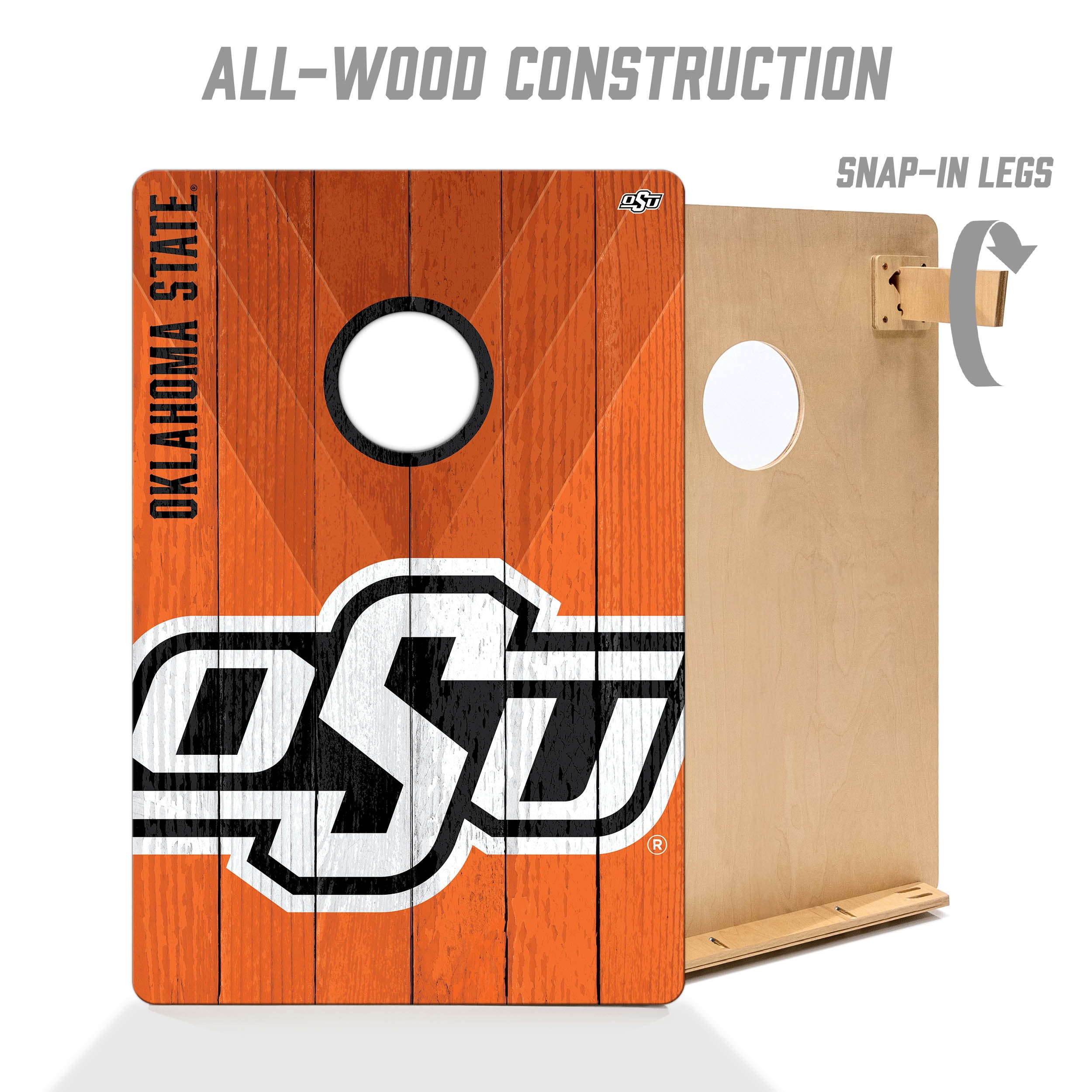 YouTheFan NCAA Oklahoma State Cowboys 2' x 3' Cornhole Game