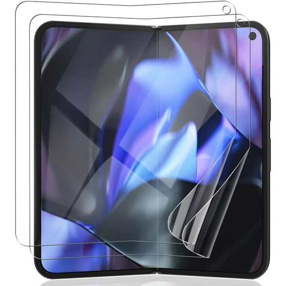 2 Pack for Google Pixel 9 Pro Fold/10 Pro Fold Inner Screen Protector Flexible TPU Film Not Tempered Glass, Self-Healing, Anti Scratch HD Clear Screen Protector