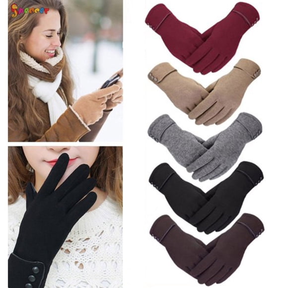 Winter Warm Thermal Soft Lined Thick Texting Gloves Windproof Driving Gloves Breathable Glove Sports Riding Skiing Gloves