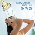 thumbnail image 5 of Filtered Shower Head - High Pressure Rain - Shower Head with filter for Hard Water - Luxury 7 Settings Adjustable Water Filter Showerhead (Gold), 5 of 5