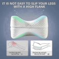 thumbnail image 3 of Heart-Shaped Knee Pillow Memory Foam Leg Support Pillow Ergonomic For Side Sleeper & Pregnancy Comfort, 3 of 5