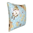 thumbnail image 2 of Kll Cute Gnome Bee Collects Honey Decorative Throw Pillow Covers Velvet Soft For Couch Sofa Bedroom Living Room Outdoor -20"X20", 2 of 8