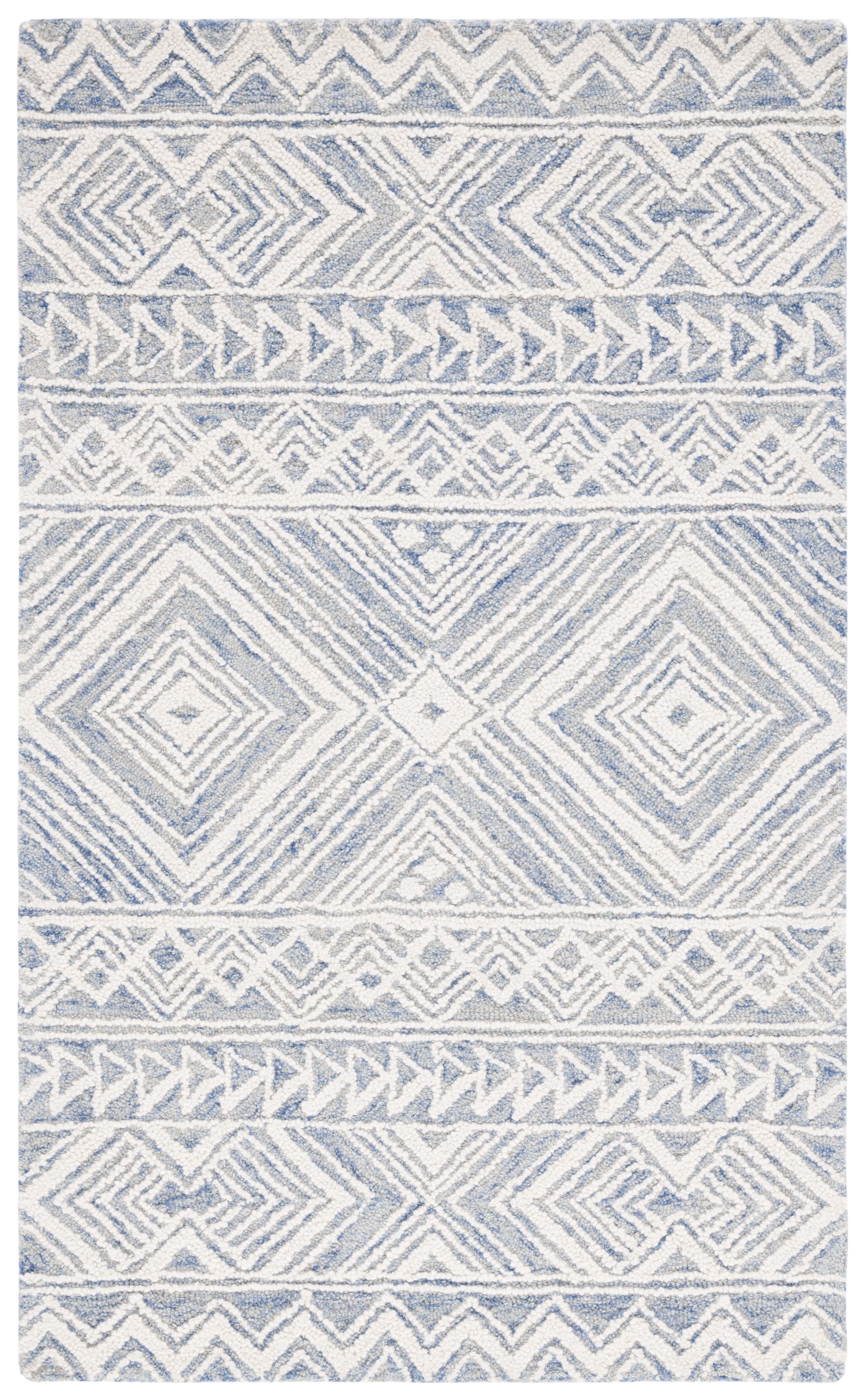 Safavieh Metro Padraic Medallion Area Rug, Blue/Ivory, 3' x 5'