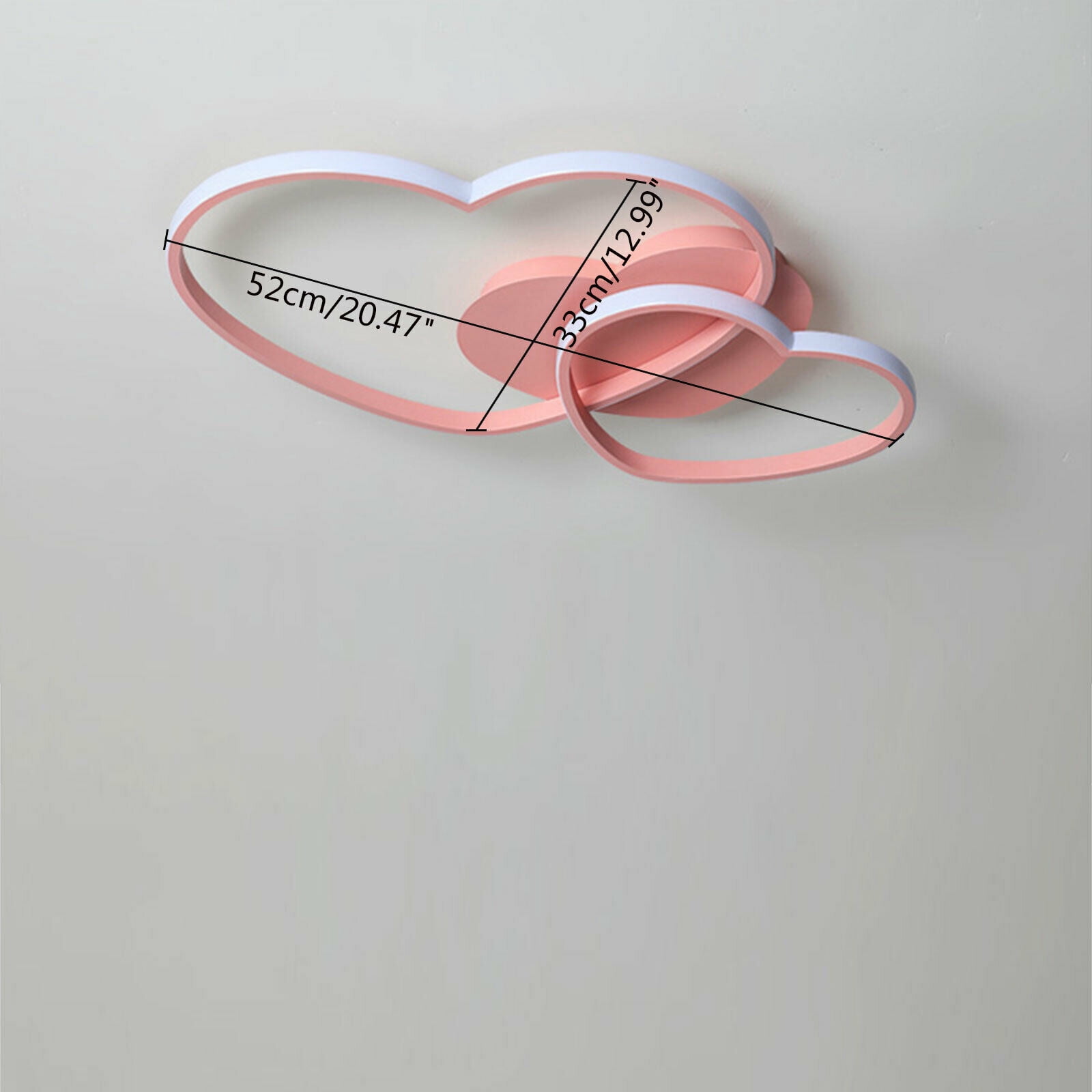 Modern Ceiling Light Romantic Ceiling Lamp with Love Heart-Shaped Density and Uniformity Flush Mount LED Ceiling Light