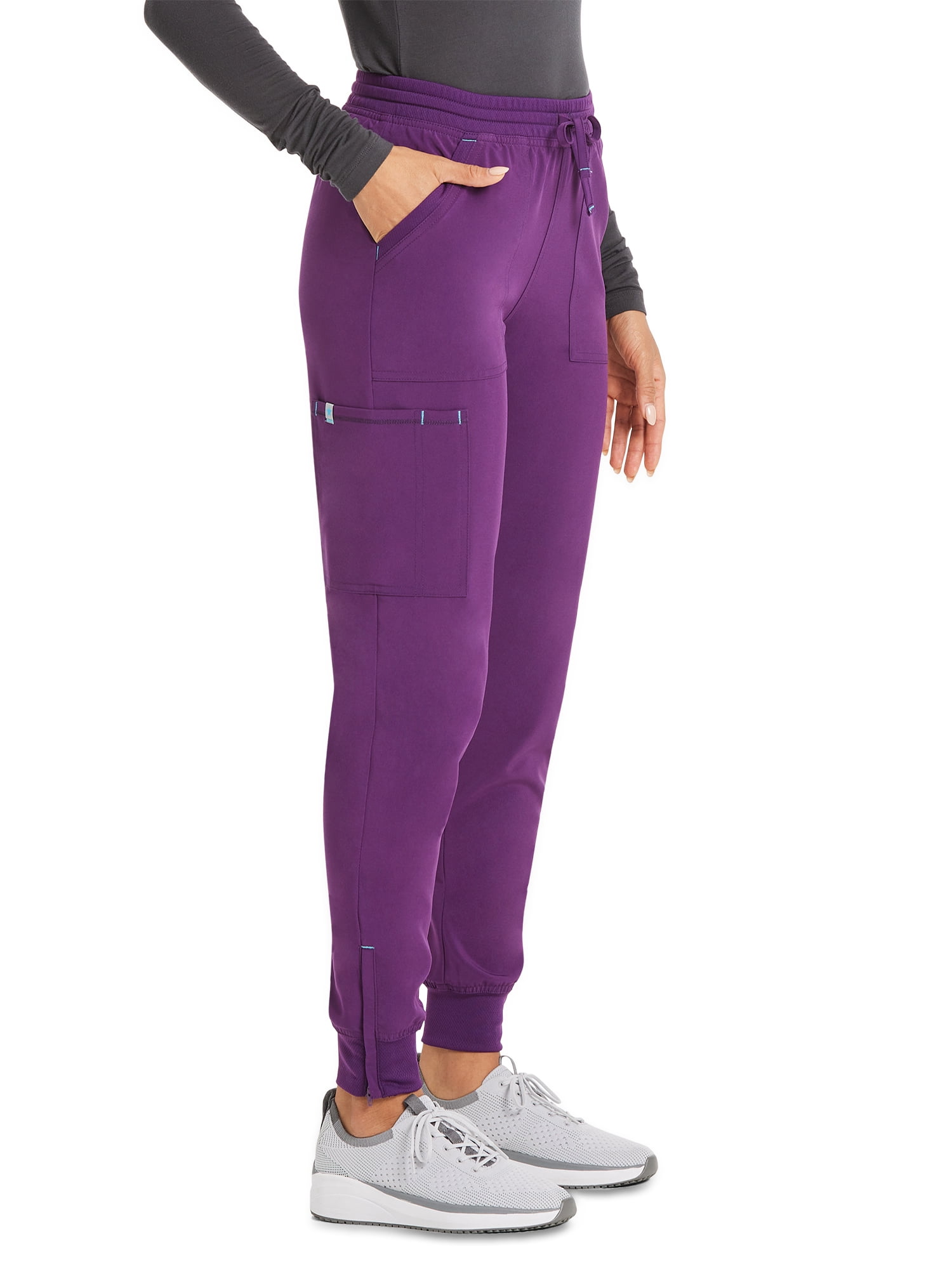 Scrubstar Women's Premium Performance Stretch Drawstring Jogger Cargo Scrub Pant