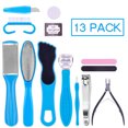 thumbnail image 1 of Professional Pedicure Tools Set 13 in 1, Foot Care Kit Stainless Steel Foot Rasp Foot Dead Skin Remover Pedicure Kit for Men Women, 1 of 8