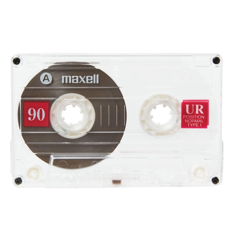 Maxell 90-Minute Recordable Blank Audio Cassettes for Music