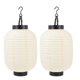 thumbnail image 1 of FELTECHELECTR 2 linternas decorativas japonesas colgantes, plegables, de papel y con luces., 1 of 5