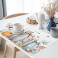 thumbnail image 3 of Watercolor Pumpkin Bird Placemats Set of 12 Hello Fall Heat Insulated Linen Place Mats, Washable Stain-Proof Table Mats for Dining Tables Holiday Decor 13x19inch, 3 of 9