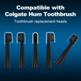 thumbnail image 2 of shiyou-Xiaohead Replacement Toothbrush Heads 10 Pack for Colgate Hum Connected Smart Battery Electric Toothbrush Head,Black, 2 of 4