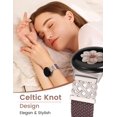thumbnail image 4 of Wearlizer Braided Magnetic Band Compatible with Google Pixel Watch 4/3 41mm, Stretchy Nylon Watch Band for Women Men, Celtic Knot Jewelry Style Strap for Pixel Watch 2/1, 4 of 7