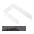 thumbnail image 3 of Colgador de papel higiénico acrílico para pared, sin perforaciones, para baño y cocina, color blanco, 3 of 14