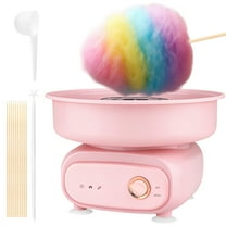 TINANA Pink Cotton Candy Machine for Kids, 500W Vintage Candy Floss Maker, 30cm Bowl, Home & Party Gift