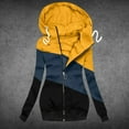 thumbnail image 2 of Niaviben Long Hoodies for Women Zip Up Tunic Sweatshirts for Women Travel Hoodie Zip Up Hoodies Sweatshirt for Women Sweatshirt Women Cute Sweatshirts Yellow L, 2 of 3