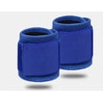 thumbnail image 2 of Zshan Blue Elastic Wrist Strapping Bandage Band - Wrist Protector Protection Support and Compression - Injuries Pain Pain; sprain, dislocation, fracture, tendinitis, strain, hand orthosis, 2 of 5