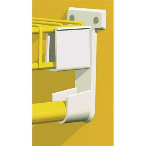 Closetmaid 909192 Resin Superslide PreLoaded Wall Bracket White 4.