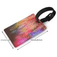 thumbnail image 2 of Kdxio Fireworks Luggage Tags Privacy Cover ID Label Suitcase Tags Identifiers For School Bags,Suitcases, 2 of 7