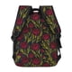 thumbnail image 4 of Disketp Burgundy Peony Flowers Mochila Estampada para Hombre y Mujer – Mochila Ligera Clásica con Múltiples Bolsillos para Universidad, Trabajo y Viajes-One Size, 4 of 5