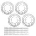 thumbnail image 2 of RC Wheel Rim Ring, Perfect Match Aluminum Alloy 4pcs 1.9 Beadlock Rings CNC Matching  For 1/10 RC Car Silver, 2 of 8