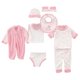 thumbnail image 1 of Odeerbi Conjunto de Regalo de Layette de 8 Piezas 0-3 Meses Conjunto de Trajes de Algodón Regalo de Ducha Para Niños Y Niñas, 1 of 5