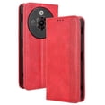 thumbnail image 1 of For ZTE nubia Focus Pro Leather Case Wallet Stand Retro Texture Phone Cover - Black, 1 of 5