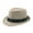 Light Khaki, variant on Joernso Fedora Hat Wide Brim Sun Protection Solid Color Panama Cap Boater Summer Beach Sunhat for Vacation