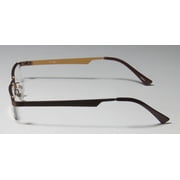 New Ogi 2204a Mens/womens Designer Half-rim Brown Classic Shape Brand Name Affordable Frame Demo Lenses 44-21-140 Eyeglasses/eye Glasses
