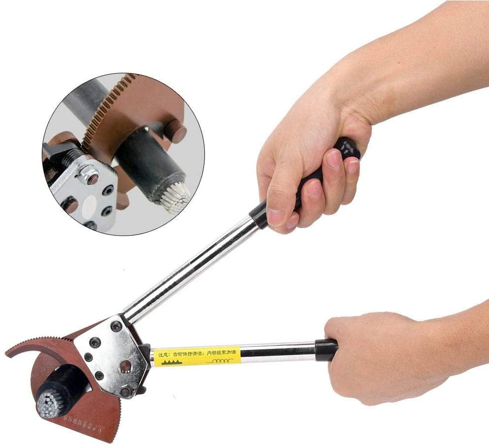 Heavy Duty Ratchet Cable Cutter Cut Up To 300mm2 Ratcheting Wire Cut Hand Tools 