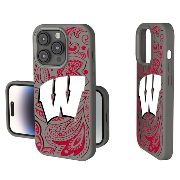 Wisconsin Badgers Paisley iPhone Soft Touch Case
