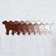 thumbnail image 3 of CafePress - Chocolate Lab Gradient Light T Shirt - Men's Classic Graphic T-Shirt, 3 of 4